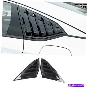 EBhE[o[ z_AR[h2018-2022J[{t@Co[TChEBhE[o[V??b^[g2x For Honda Accord 10th 2018-2022 Carbon Fiber Side Window Louver Shutter Trim 2X