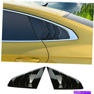 EBhE[o[ tHNX[QAeI2019-2021̌̂鍕TChxgEBhE[o[Jo[ Glossy Black Side Vent Window Scoop Louver Cover For Volkswagen Arteon 2019-2021