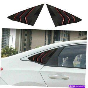 EBhE[o[ z_VrbN2022-2023ubNbhATChxgEBhEXN[v[o[1/4 For Honda Civic 2022-2023 Black&Red Rear Side Vent Window Scoop Louver 1/4 Decor