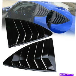 EBhE[o[ g^XoVI2012-2016̃yAATChEBhE[o[Jo[xgg Pair Rear Side Window Louver Cover Vent Trim For Toyota Subaru Scion 2012-2016