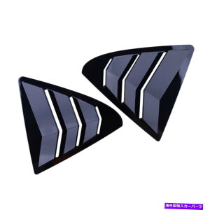 �E�B���h�E���[�o�[ 2PCS����̂��鍕�������[�o�[�J�o�[�g�������N�T�XIS300 200T 250 2013-19 2pcs Glossy Black Window Louver Cover Trim Fit for Lexus IS300 200t 250 2013-19�y���s�A���i�z