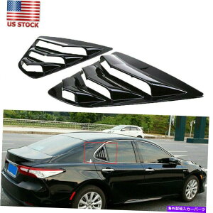 EBhE[o[ 2PCSATChEBhE[o[xgJo[gg^J2018-2019 2pcs Rear Side Window Louver Vent Cover Trim Replace Fits Toyota Camry 2018-2019