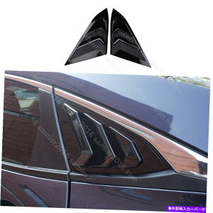 EBhE[o[ 2PĈ鍕TCh[o[xggz_VrbNZ_4hAɃtBbg 2pc shiny black Window Side Louvers Vent Trim Fit For Honda Civic Sedan 4-Door
