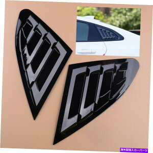 �E�B���h�E���[�o�[ �V�{���[�}���uXL 2016-20�ɓK�����u���b�N���A�E�B���h�E���[�o�[�x���g�p�l�� Black Rear Window Side Louver Vent Panel Fit For Chevrolet Malibu XL 2016-20 New�y���s�A���i�z