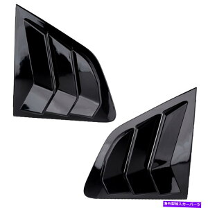 EBhE[o[ yAubNAEBhEVb^[[o[XN[vJo[ABS͓YQashqai J11ɓKĂ܂ Pair Black Rear Window Shutter Louver Scoop Cover ABS Fit for Nissan Qashqai J11