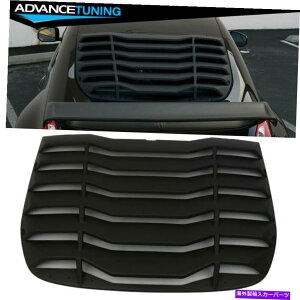 EBhE[o[ tBbg09-20Y370ZN[yCRX^CAEBhE[o[TVF[hJo[Au Fits 09-20 Nissan 370Z Coupe IKON Style Rear Window Louver Sun Shade Cover ABS