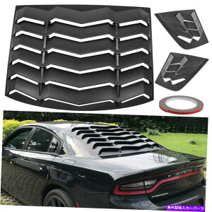 EBhE[o[ _bW[d̂߂̃A+TChEBhE[o[11-21 SXT/GT/RT/RT SCAT PACK WIDEBODY Rear+Side Window Louvers for Dodge Charger 11-21 SXT/GT/RT/RT Scat Pack Widebody