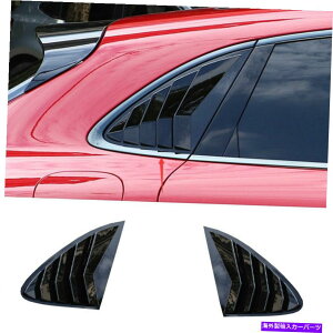 EBhE[o[ |VF}J2015-2021 ABSubNTChEBhE[o[V??b^[Jo[gɓKĂ܂ Fit For Porsche Macan 2015-2021 ABS Black Side Window Louver Shutter Cover Trim