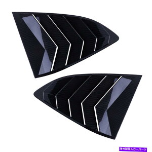 EBhE[o[ 1yAJ[{t@Co[X^CTChAEBhE[o[Jo[gz_CR-VɃtBbg 1pair Carbon Fiber Style Side Rear Window Louver Cover Trim Fit for Honda CR-V