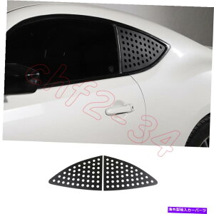 EBhE[o[ g^ɓKĂ86XoBRZ 2012-2020ubNACTChEBhE[o[Jo[g Fit For Toyota 86 Subaru BRZ 2012-2020 Black alloy Side Window Louver Cover Trim