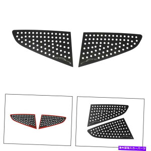 EBhE[o[ ubNAgCAO[EBhE[o[Jo[tH[h}X^O2015-19 YŨg Alloy Black Rear Triangular Window Louver Cover Trim For Ford Mustang 2015-19 YU