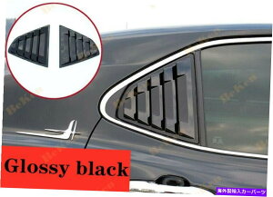 EBhE[o[ ̂鍕TChxgEBhEXN[v[o[g2018-2021g^J Glossy black Side Vent Window Scoop Louver Trim For 2018-2021 Toyota Camry
