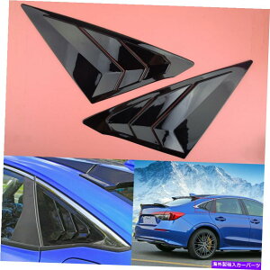 EBhE[o[ z_VrbN112022AEBhEVb^[[o[uChJo??[gɓKĂ܂ Fit for Honda Civic 11th-Gen 2022 Rear Window Shutter Louver Blinds Cover Trim