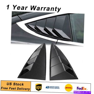 EBhE[o[ eXf3 2017-2021TChxgEBhEXN[v[o[gubN Pair For Tesla Model 3 2017-2021 Side Vent Window Scoop Louver Trim Glossy Black