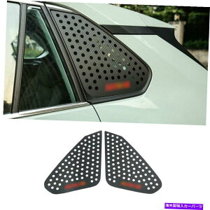 EBhE[o[ 2019-2021g^RAV4XebJ[TChEBhE[o[V??b^[Jo[g2PCSɓKĂ܂ Fit For 2019-2021 Toyota RAV4 Sticker Side Window Louver Shutter Cover Trim 2pcs