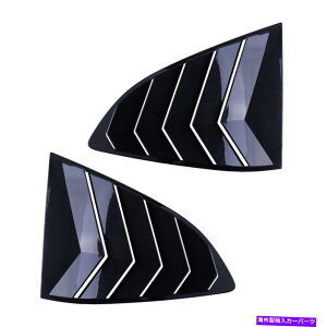 EBhE[o[ 1yATChAEBhEVb^[[o[Jo[gz_CR-V 2017-2020ɃtBbg 1pair Side Rear Window Shutter Louver Cover Trim Fit for Honda CR-V 2017-2020
