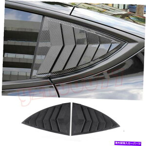 EBhE[o[ eXfY 2020-2021 ABSJ[{t@Co[ATChEBhEXN[v[o[g For Tesla Model Y 2020-2021 ABS Carbon Fiber Rear Side Window Scoop Louver Trim