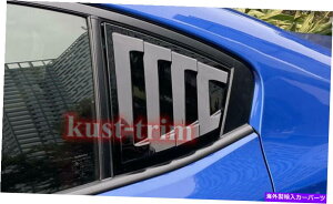 EBhE[o[ 2015-2020̃XoWRX / WRX STI邢AEBhE[o[V??b^[Jo[ For 2015-2020 Subaru WRX / WRX STI Bright black Rear Window Louver Shutter Cover
