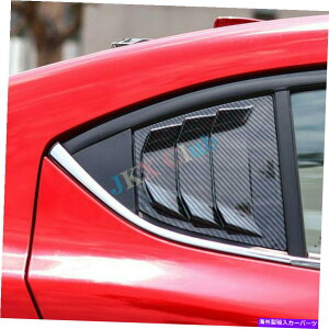 EBhE[o[ AEBhETCh[o[fR[Vs[Jo[g}c_3ANZ2019-20 Rear Window Side Louver Decoration Pillar Cover Trim u For Mazda 3 Axela 2019-20