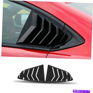 �E�B���h�E���[�o�[ �}�c�_6�A�e���U2014-16�J�[�{���t�@�C�o�[�T�C�h�x���g�E�B���h�E�X�N�[�v���[�o�[�J�o�[�g���� For Mazda 6 Atenza 2014-16 Carbon Fiber Side Vent Window Scoop Louver Cover Trim