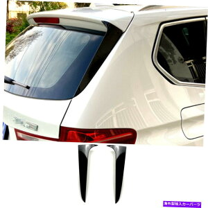 EBhE[o[ BMW X3 2011-2017p̂鍕AEBhETCh[o[Jo[gl^o2PC For BMW X3 2011-2017 Glossy Black Rear Window Side Louver Cover Trim Spoiler 2PC