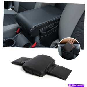 R\[{bNX W[vO[JK 07-10p̕ۊǃobOtZ^[R\[A[Xg{bNXpbhJo[ Center Console Armrest Box Pad Cover with Storage Bag for Jeep Wrangler JK 07-10
