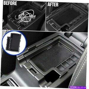 R\[{bNX A[Xg[{bNXZ^[R\[gCP[XI[gAuvX`bNubNANZT[ Armrest Storage Box Center Console Tray Case Auto ABS plastic Black Accessories