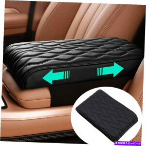 �R���\�[���{�b�N�X PU���U�[���j�o�[�T���J�[�A�[�����X�g�p�b�h�J�o�[�I�[�g�Z���^�[�R���\�[���{�b�N�X�N�b�V�����}�b�g Pu Leather Universal Car Armrest Pad Cover Auto Center Console Box Cushion Mat�y��