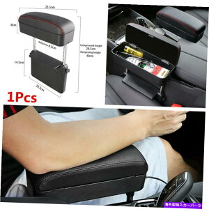 �R���\�[���{�b�N�X 1PC���j�o�[�T���J�[�A�[�����X�gPU���U�[�}�b�g�I�[�g�Z���^�[�R���\�[���{�b�N�X�X�g���[�W�{�b�N�X�p�b�h 1pc Universal Car Armrest PU Leather Mat Auto Center Console Box Storage Box P