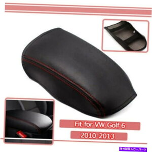 R\[{bNX ubNU[Z^[R\[A[Xg{bNXJo[VWStMK6 2010-13̃Jo[veN^[ Black Leather Center Console Armrest Box Cover Protector For VW Golf MK6 2010-13