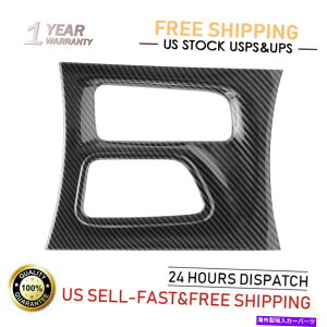 R\[{bNX hbW[dp̃R\[MAVtg{bNXplgJo[15-20J[{t@Co[US Console Gear Shift Box Panel Trim Cover for Dodge Charger 15-20 Carbon Fiber US