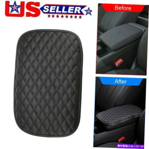 �R���\�[���{�b�N�X ���j�o�[�T���J�[�A�N�Z�T���[�A�[�����X�g�N�b�V�����J�o�[�Z���^�[�R���\�[���{�b�N�X�p�b�h�v���e�N�^�[ Universal Car Accessories Armrest Cushion Cover Center Console Box Pad Protec
