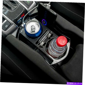 R\[{bNX 2016-2020z_VrbNJ[{t@Co[CeAR\[Xg[W{bNXgW/ USB For 2016-2020 Honda Civic Carbon Fiber Interior Console Storage Box Trim W/ USB