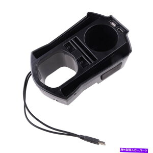 R\[{bNX z_VrbNZ_2016-2020ɓKCeAR\[Jbv[{bNXgW/ USBtBbg Interior Console Cup Storage Box Trim w/ USB Fit for Honda Civic Sedan 2016-2020