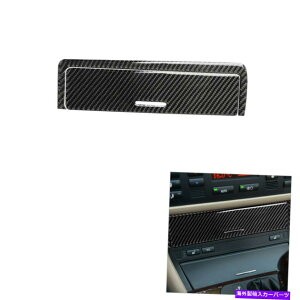 �R���\�[���{�b�N�X BMW 3Series E46 1998-05�p�̃J�[�{���t�@�C�o�[�Z���g�����R���\�[���X�g���[�W�{�b�N�X�J�o�[�g���� Carbon Fiber Central Console Storage Box Cover Trim For BMW 3Series E46 1998-05�y���s�A��