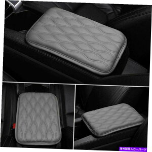 R\[{bNX V1xI[gZ^[R\[{bNXPUU[NbV}bgJ[A[XgpbhJo[ NEW 1x Auto Center Console Box Pu Leather Cushion Mat Car Armrest Pad Cover