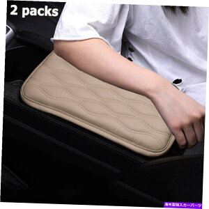 �R���\�[���{�b�N�X 2PCS�J�[�A�[�����X�g�p�b�h�J�o�[�I�[�g�Z���^�[�R���\�[���{�b�N�XPU���U�[�N�b�V�����}�b�g 2pcs Car Armrest Pad Cover Auto Center Console Box Pu Leather Cushion Mat�y���s�A���i�z