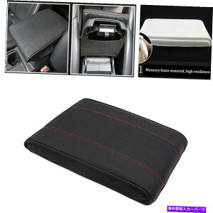 R\[{bNX ubN/bhCJ[A[XgpbhJo[I[gZ^[R\[{bNXPUU[}bg Black/Red Line Car Armrest Pad Cover Auto Center Console Box PU Leather Mat