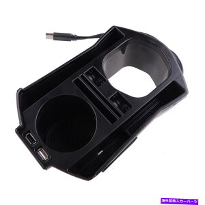 コンソールボックス インテリアコンソールウォーターカップ収納ボックスw usbフィットホンダシビックセダン2016-2020 Interior Console Water Cup Storage Box w USB Fit for Honda Civic Sedan 2016-2020