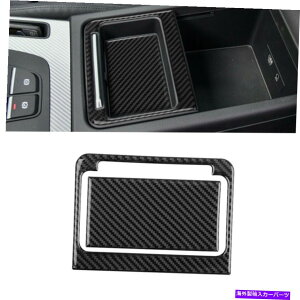 R\[{bNX AEfBQ52PC 2018-2021J[{t@Co[ZgR\[Xg[W{bNXplJo[ 2Pcs For Audi Q5 2018-2021 Carbon Fiber Central Console Storage Box Panel Cover