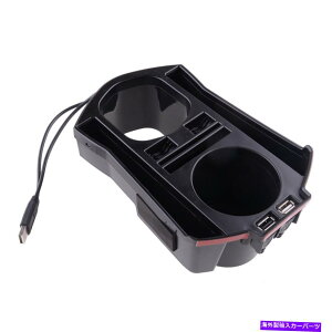 R\[{bNX Honda Civic Sedan 2016-2020ɓKUSB??[dutubNR\[Xg[W{bNX Black Console Storage box w/ USB Charging Fit for Honda Civic Sedan 2016-2020