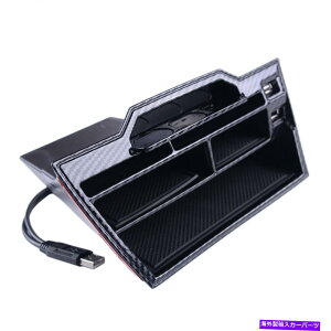 R\[{bNX z_VrbN2016N2019NɃZgR\[Xg[W{bNXI[KiCU[USBtBbg Central Console Storage Box Organizer USB fit for Honda Civic 10th 2016 to 2019