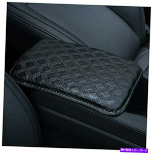 �R���\�[���{�b�N�X �I�[�g�Z���^�[�R���\�[���p�b�hPU���U�[�J�[�A�[�����X�g�V�[�g�{�b�N�X�iA�u���b�N�j Auto Center Console Pad PU Leather Car Armrest Seat Box (A-Black)�y���s�A���i�z