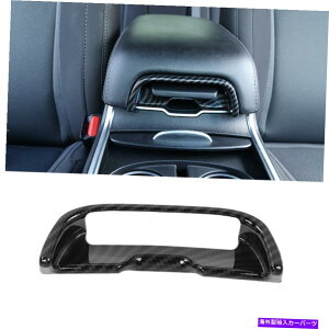 R\[{bNX 2011-2019_bW[d̃J[{t@Co[Z^[R\[A[Xg{bNX{^g Carbon Fiber Center Console Armrest Box Button Trim for 2011-2019 Dodge Charger