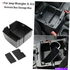 �R���\�[���{�b�N�X �W�[�v�����O���[JL/JLU�̃Z���^�[�R���\�[���I�[�K�i�C�U�[�g���C�A�[�����X�g�X�g���[�W�{�b�N�X18-20 Center Console Organizer Tray Armrest Storage Box for Jeep Wrangler JL/JLU 18-20�y��