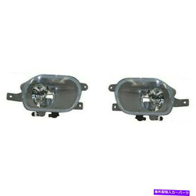 フォグライト 2003-13の2つのクリアレンズフォグライトのセットボルボXC90 LH＆RH CAPA W/電球 Set of 2 Clear Lens Fog Light For 2003-13 Volvo XC90 LH & RH CAPA w/ Bulbs