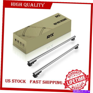ルーフキャリア 2pcsユニバーサルルーフラッククロスバー最大44 "幅隆起サイドレールの幅 2Pcs Universal Roof Rack Cross Bar Maximum 44" Width For Raised Side Rails US