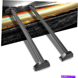 [tLA 02-06 CR-VpubNA~jE{gI{gI{g[tbN[NXo[ Black Aluminum Bolt-On Bolt-On Top Roof Rack Rail Cross Bar For 02-06 CR-V