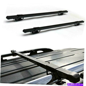[tLA 48 "car suvjo[Tgbv[tNXo[ 48" Car SUV Universal Top Roof Cross Bars Luggage Cargo Carrier Rack Blcak