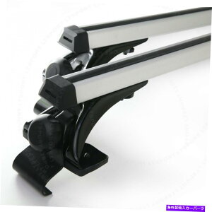 [tLA tBbgtH[hz_GMCA~jE[tbNZ_N[ygbv\ȃNXo[ Fit FORD HONDA GMC Aluminum Roof Rack Sedan Coupe Top Adjustable Cross Bars